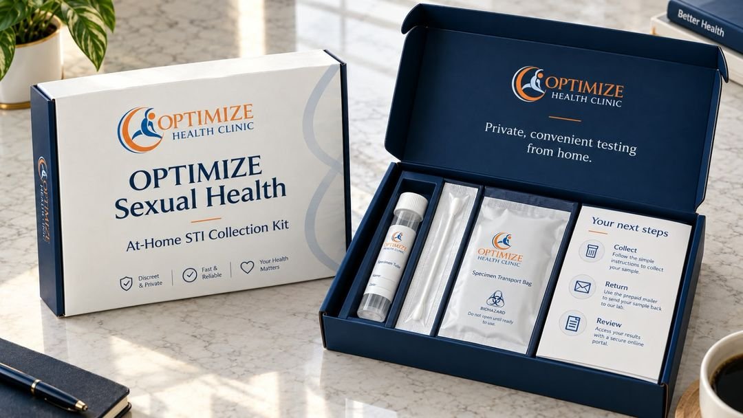 Optimize Sexual Health At-Home STI Collection Kit by Optimize Health Clinic